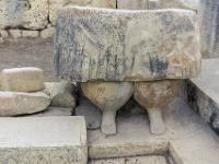 Die Magna Mater genannte Teilstatue in Tarxien - Malta